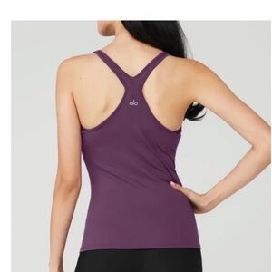 ALO Yoga Women's Purple Tank Top